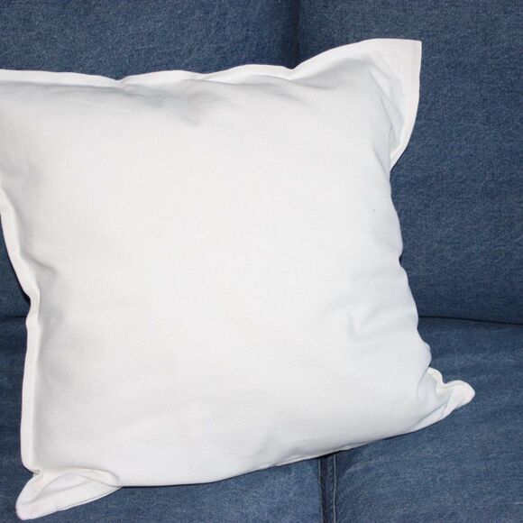 Yellow Bandana on White Zippered 20 x 20 Throw Pillow NEW - Picture 3 of 12